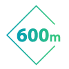 600m