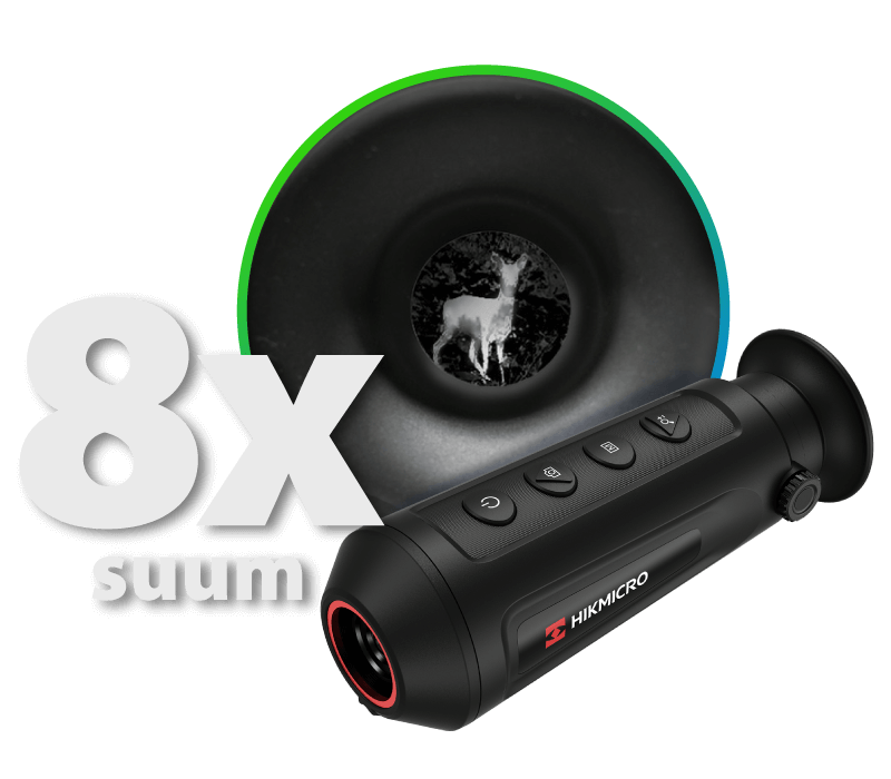 HikMicro LYNX 4x ja 8x suum termokaamera monokkel käeshoitav Hikvision termopilt öövaatlus kaamera